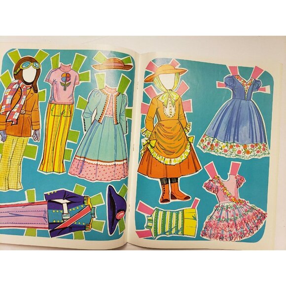 Shirley Temple Paper Dolls Unused 1976, Whitman Book Vintage unused - Picture 4 of 6